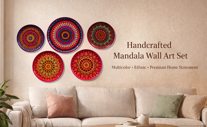 Decorative Mandala Wall Plates
