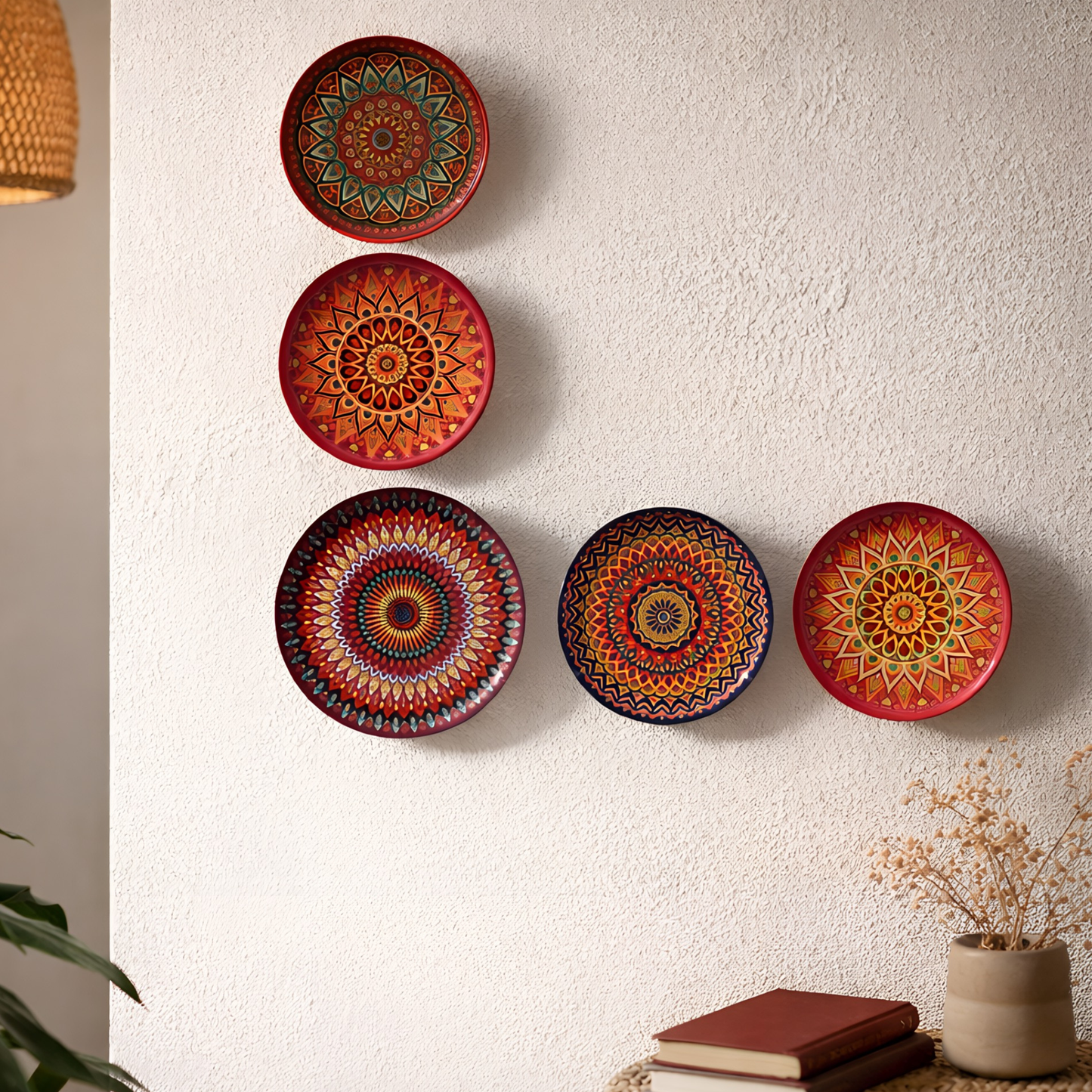 Decorative Mandala Wall Plates