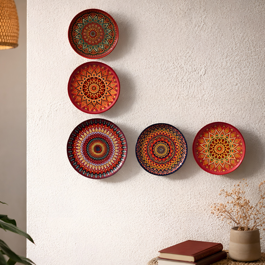 Decorative Mandala Wall Plates